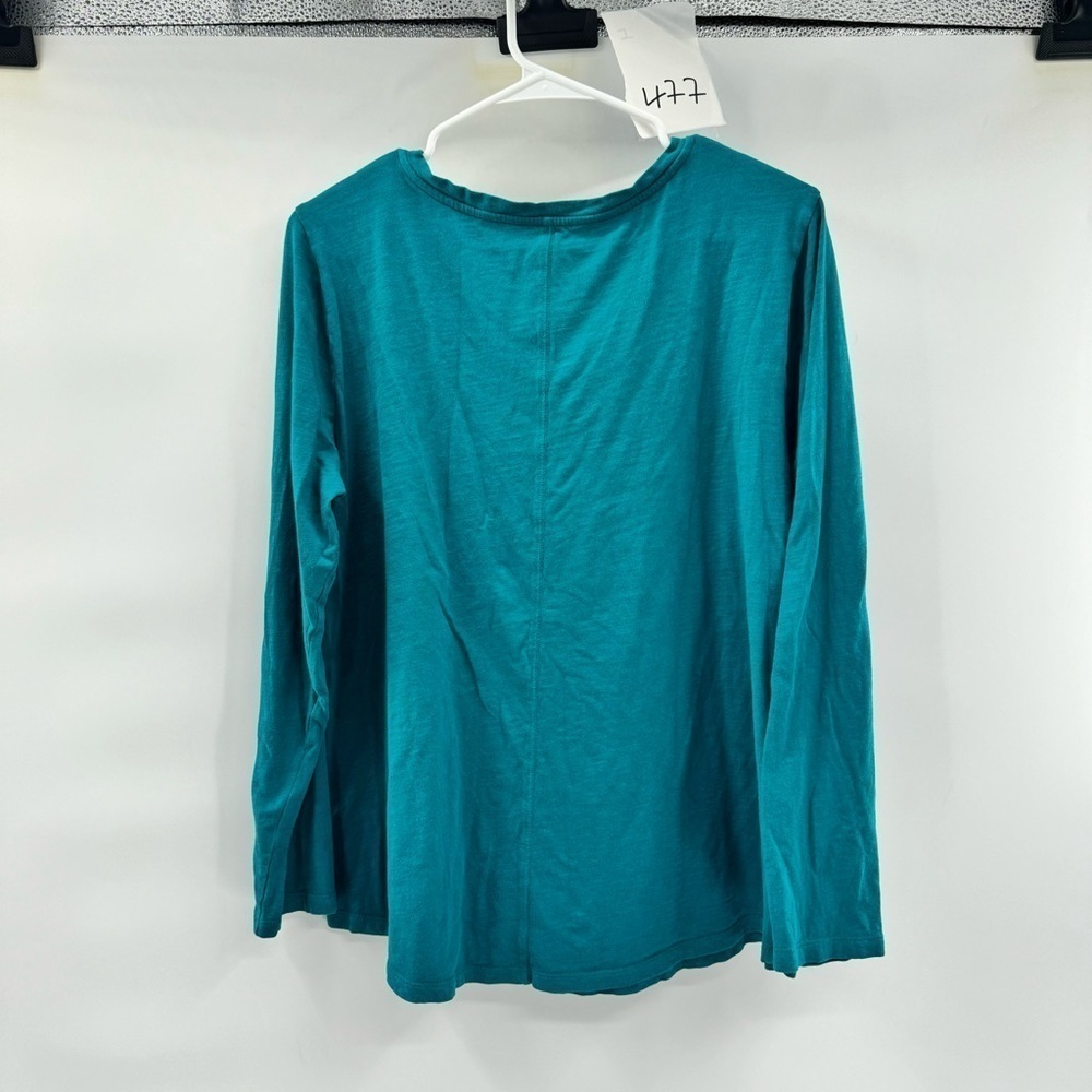 Eileen Fisher green Tshirt tee top size L